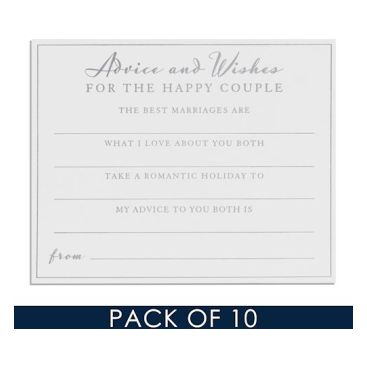 Kort Lyckönskningar Bröllop - 10 Pack